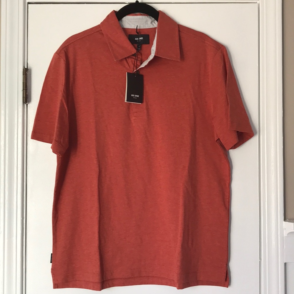 NWT Jack Spade “Keaton” Heathered Polo